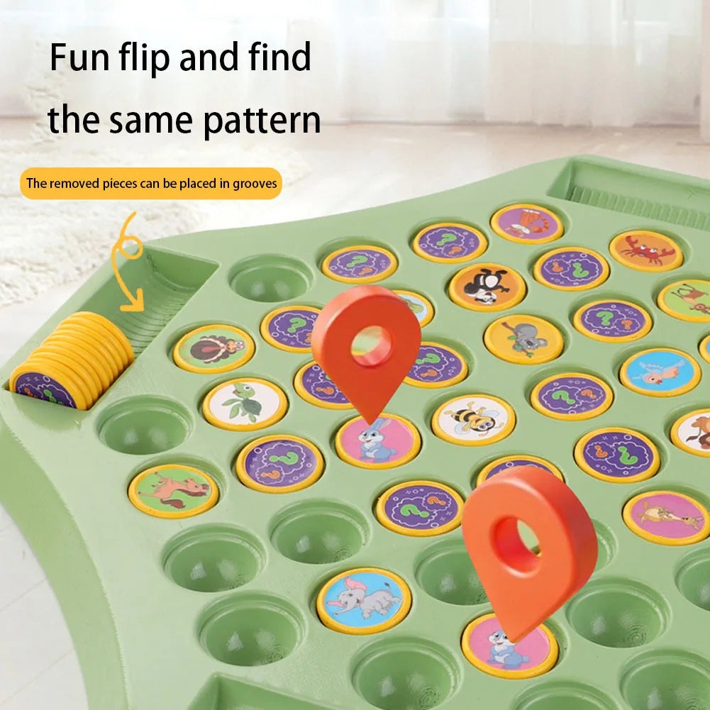 Flip Chess Memory Chess Game Thinking Cognitive Memory Matching Game Flip To Win Memory Game for Kindergarten Gathering Activity