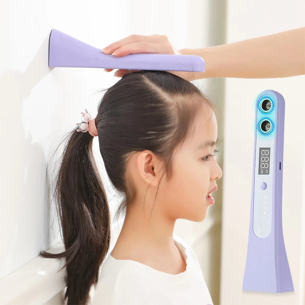 Ultrasonic Height Measuring Ruler Household High Accuracy LED Display Digital Body Height Measuring Meter for Adults Kids