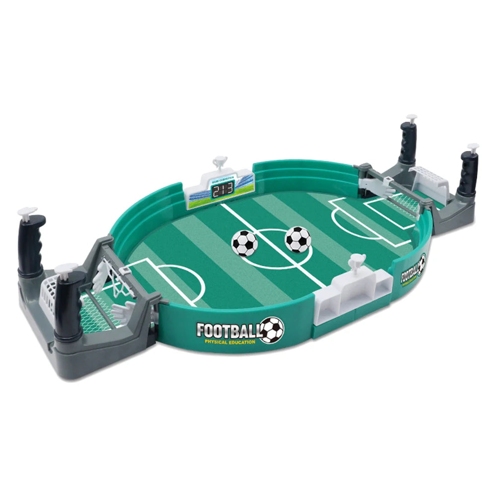 Mini Table Soccer Game Easy Installation Interactive Soccer Game Safe Sturdy Real Football Field Games for Children Party Gifts
