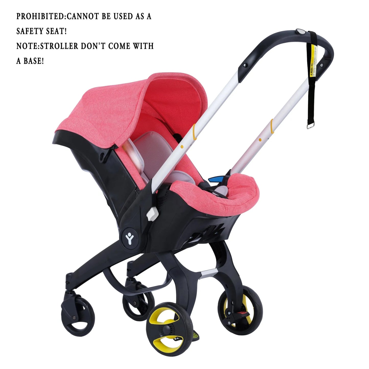 Four-wheel baby stroller, adjustable handle, folding stroller for newborns, outdoor travel camping vehicle, festival gift