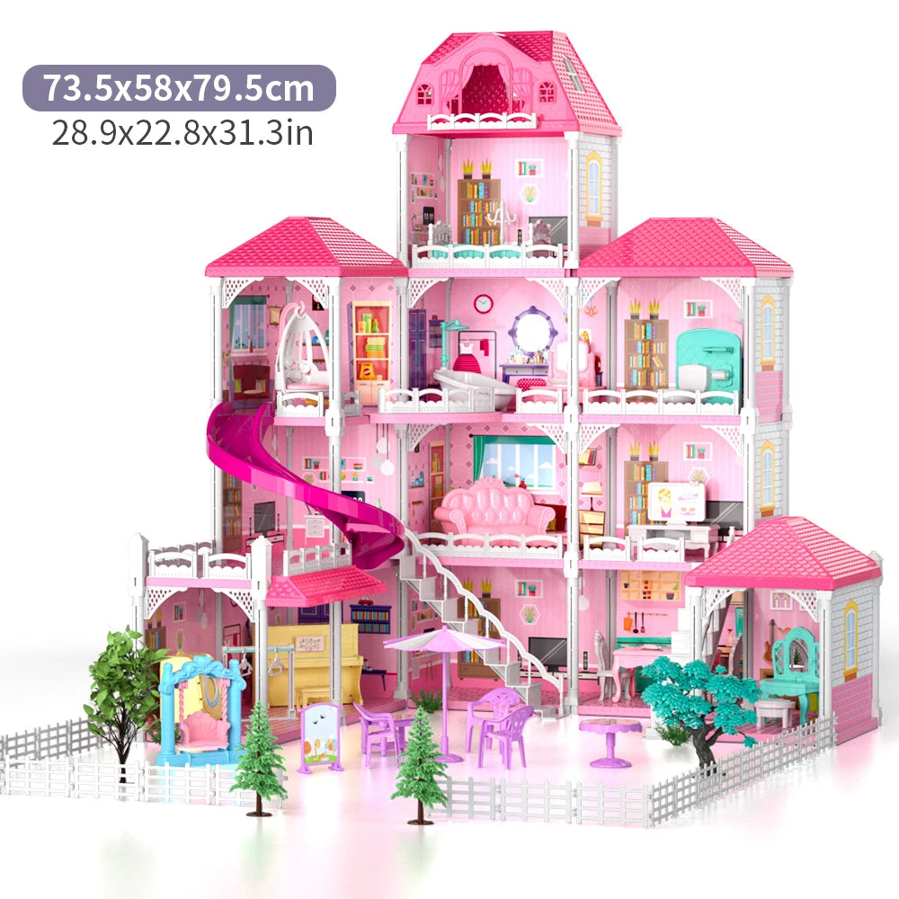 Diy Kit Pretend Play Building Home Educational Toys for Girls Children for Girls Boys Age 3+