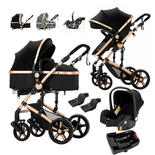 Seat With ISOfix Folding Cart High quality newborn Lightweight baby car light strollers Baby carri Seat With ISOfix FoldingStro