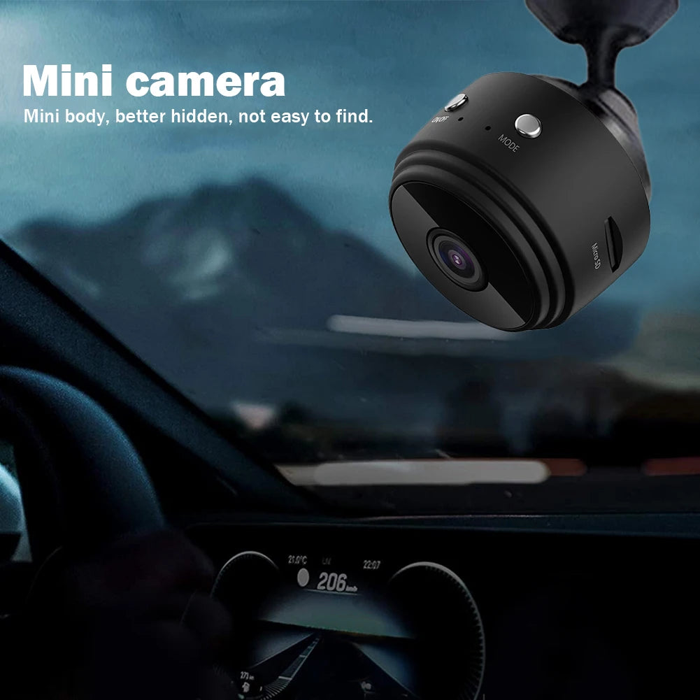Wireless Camera HD 1080p Voice Video Recorder Night Vision USB Rechargeable Remote Viewing Strong Magnetic for Infants and Pets