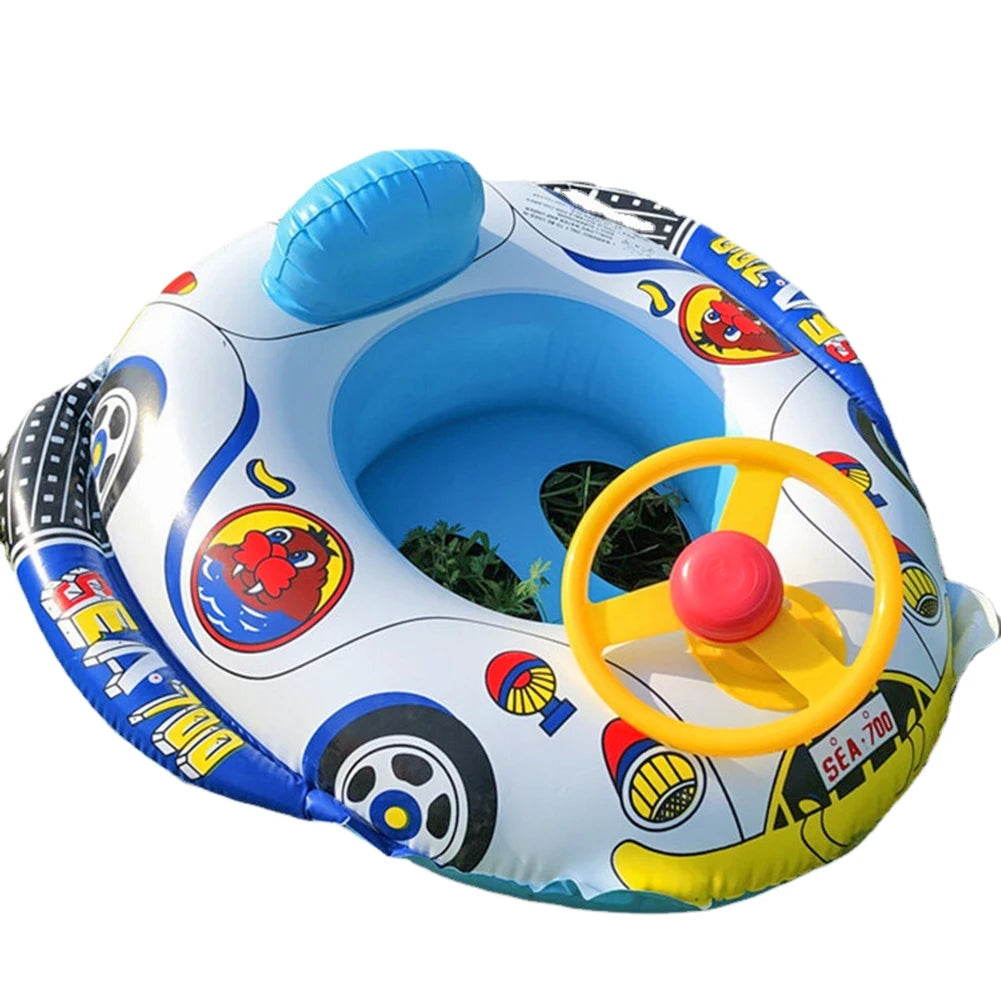 PVC nflatable Baby Swimming Rings Baby Water Play Games Seat Float Boat Child Swim Ring Accessories Water Fun Pool Toys