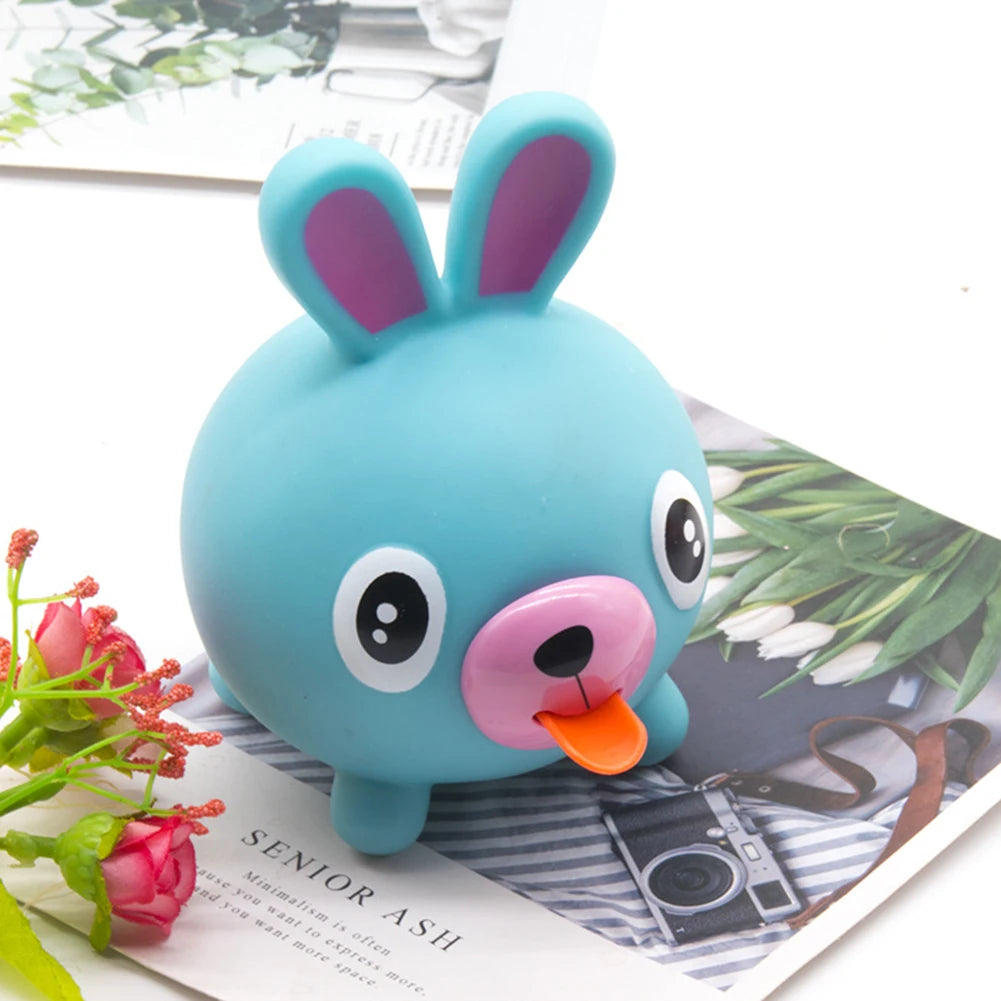 Squeeze Toys Animal Fidget Toy Anxiety Reducer Sensory Play Sensory Toy Pig Soft Squeeze Toy Tiger for Autistic Children Anxiety