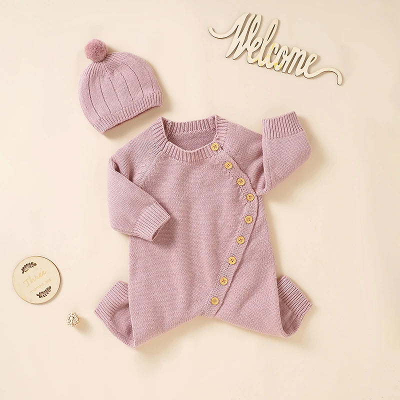Infant Cable Knit Sweater Set Cozy V-Neck Pullover with Matching Pants and Booties for Baby Boy or Girl