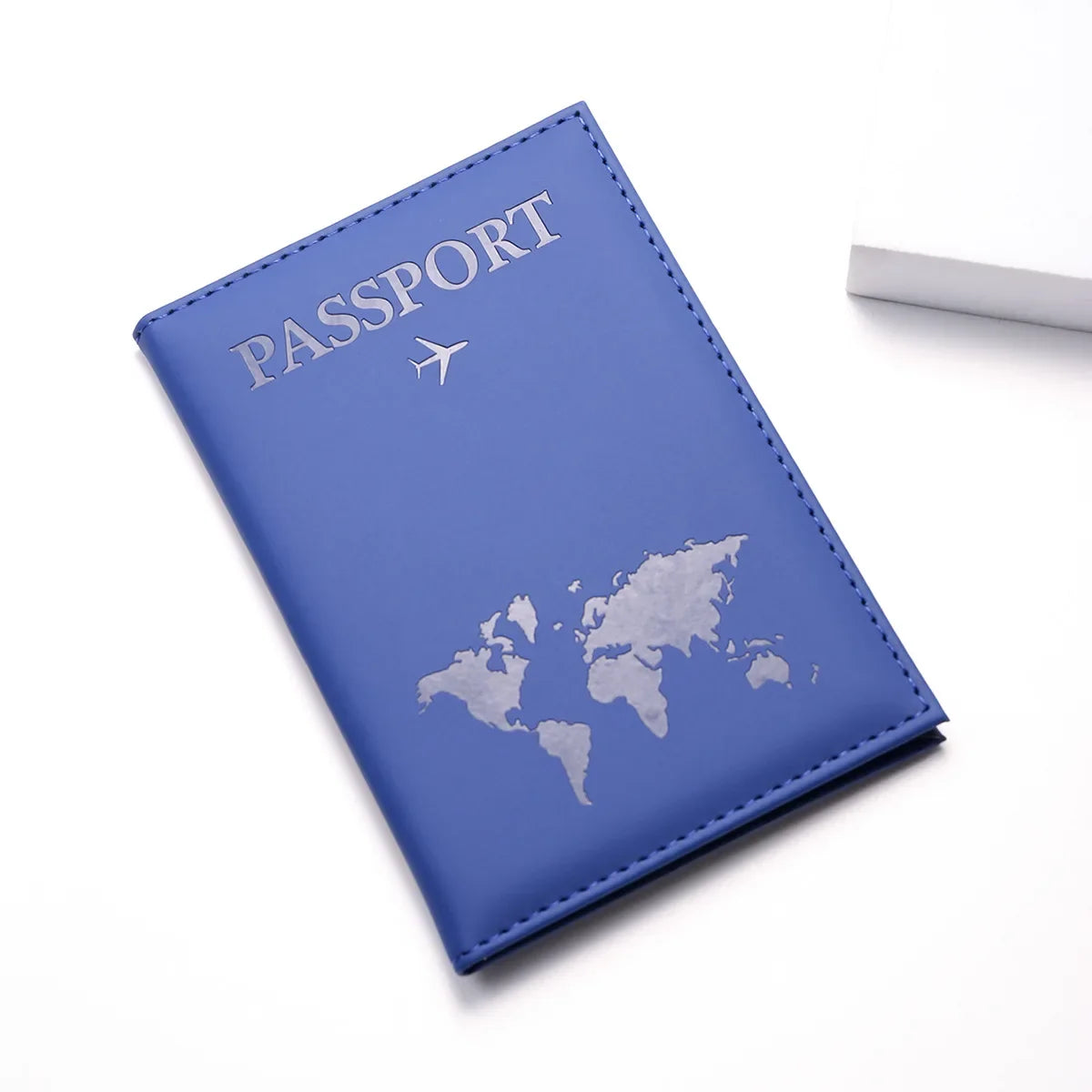 Women Men Vintage Business Passport Covers Holder Multi-Function ID Bank Card PU Leather Wallet Case Travel Accessories