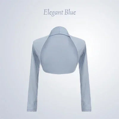 Girls Kids Dance Tops Ballet Dance Cropped Tops Modern Classical Dance Coats Long Sleeve Women Teen Ballet Dance Outfits