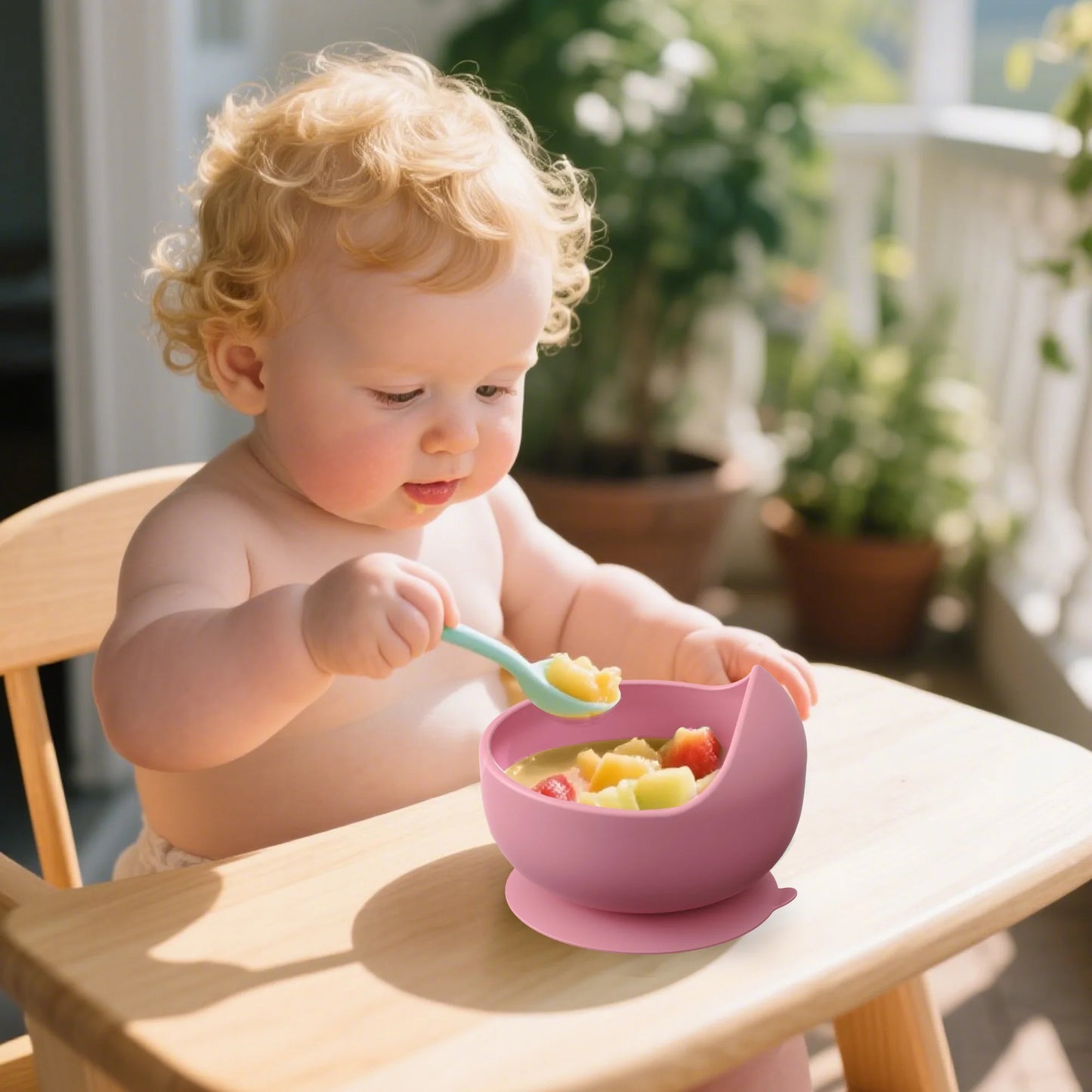 Baby Bowls with Suction Stay Put Silicone Food Bowl for Babies Kids Toddlers Infants Soft Safe Silicone