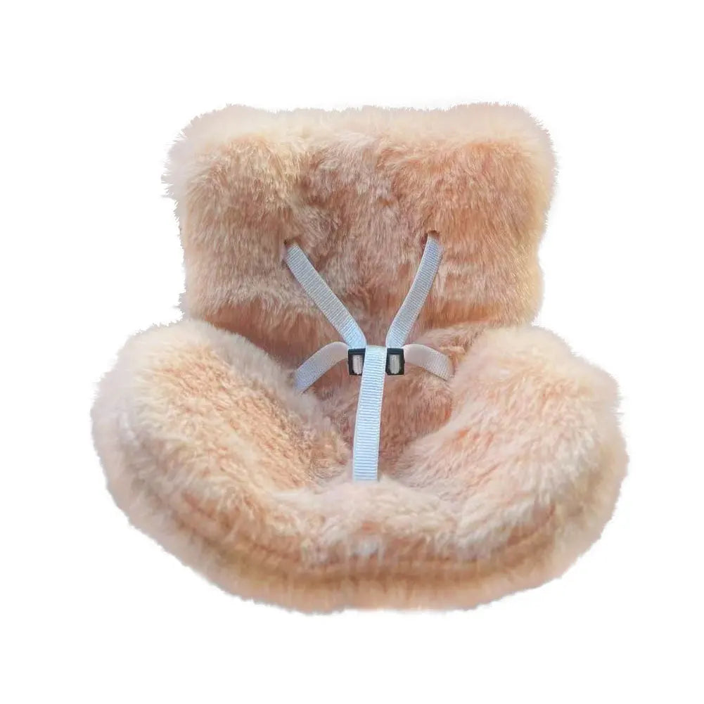 Car Ventilation Safety Seat Soft Kawaii Doll Seat Car Ornament Doll Safety Seat Car Interior Decoration for 17cm Cute Doll