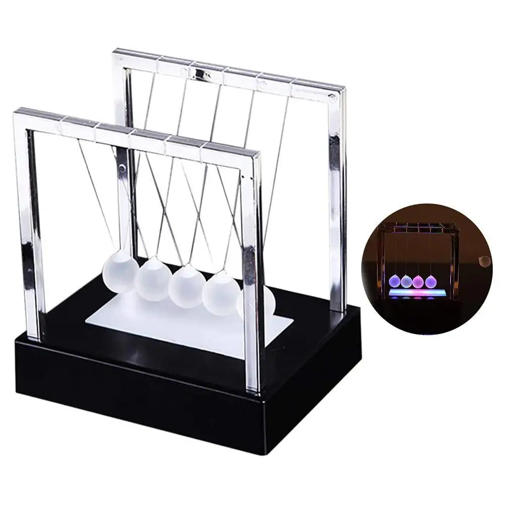 Decor  Newtons  LED Light Up Newtons Science Kids Toys Balance Balls Desk Toys Home and  Decor