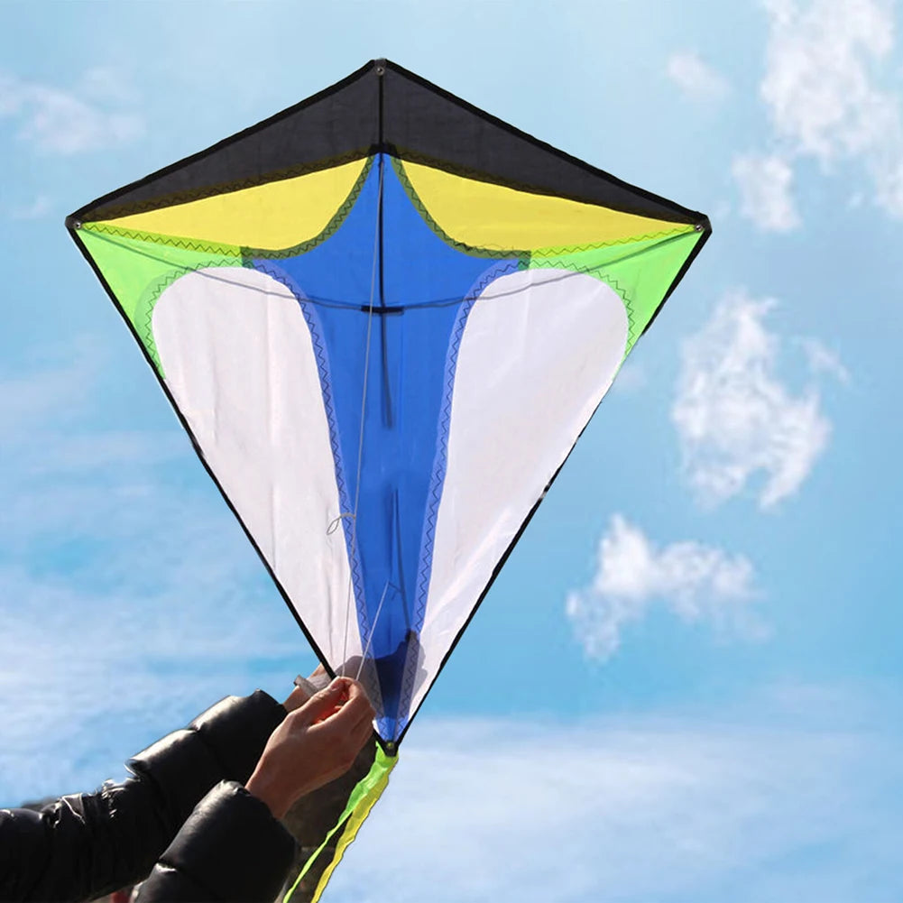 Single Line Kite with Long Tail Colorful Flight Kite Easy To Fly Primary Stunt Kite Enhance Coordination for Children Kids