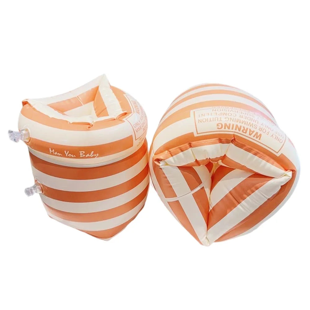2Pcs Arm Swimming Rings Kids Adult Arm Float Rings Arm Bands Kids Swim Arm Floaties Toddler Inflatable Swimming Accessories