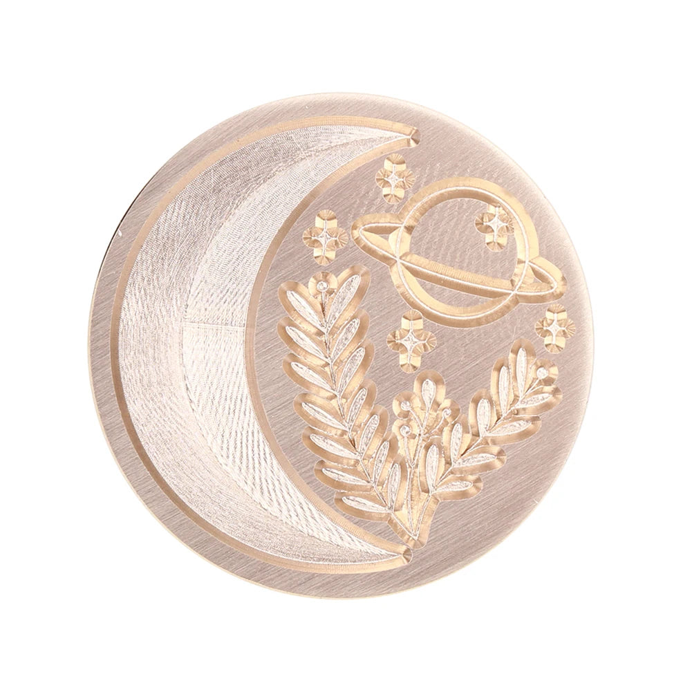 Sealing Stamp Brass Heads Solid Small Exquisite Decorative Crafts Tool Wood Retro Wax Stamping Girls Birthday Party Gift
