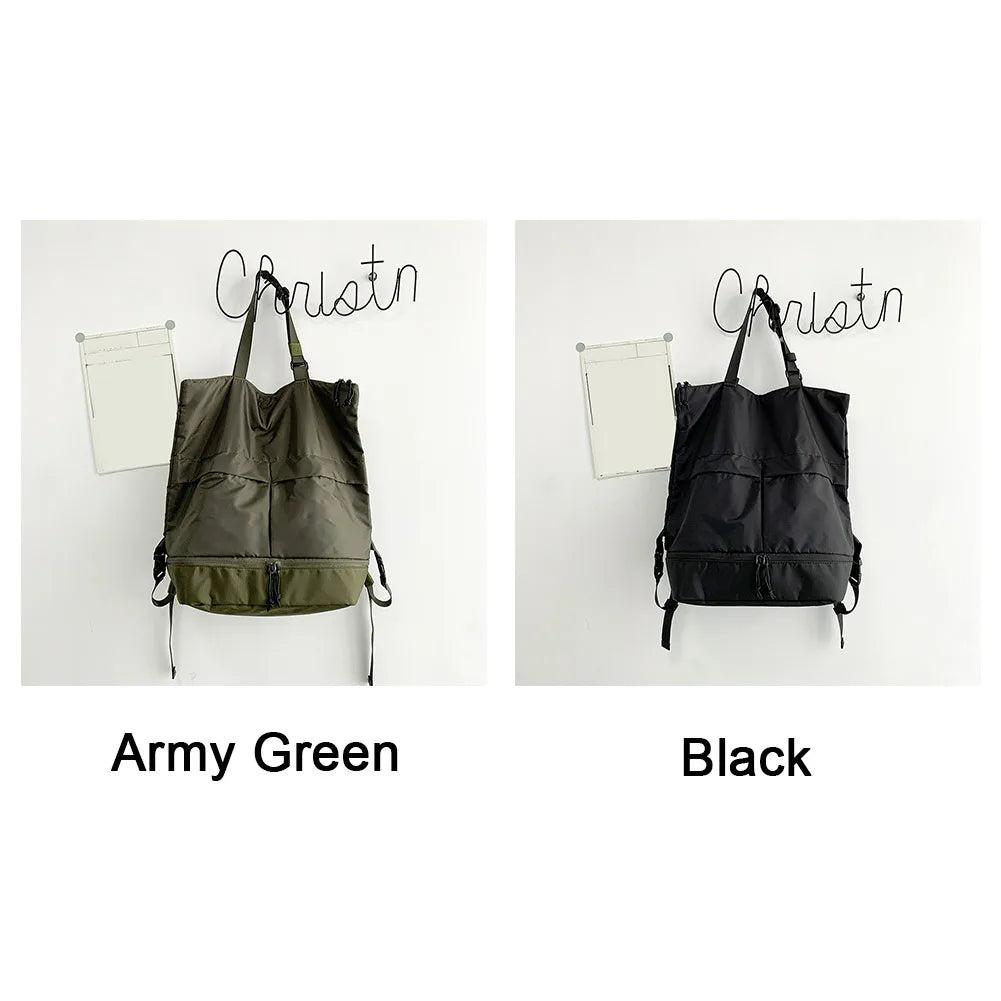 Nylon Waterproof Travel Backpack Large Capacity Students Satchel Daypack for Women Men Fashion Portable School Backpack