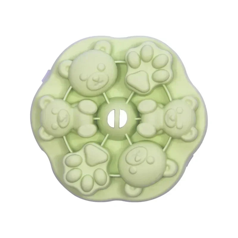 Silicone Covered Bear Ice Cream Jelly Mold for Baby Food Steamed Cake Silicone Mold Jelly Milk Jelly Ice Cube Mold
