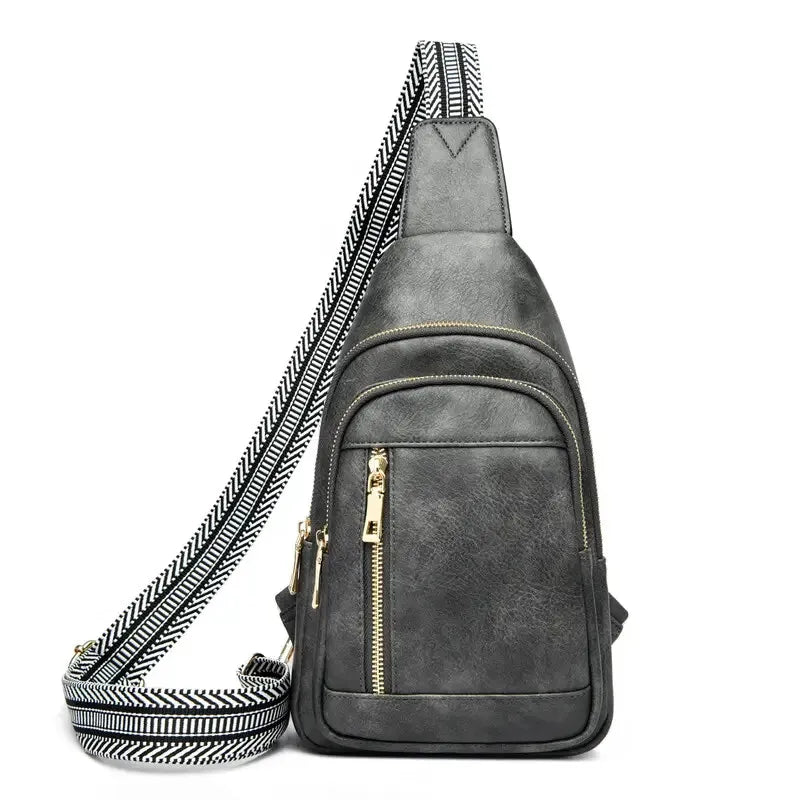 Women's Crossbody Handbags Leather Women Shoulder Bag Fashion  Pattern Simple Solid Color Large Layered Practical Messenger Bag