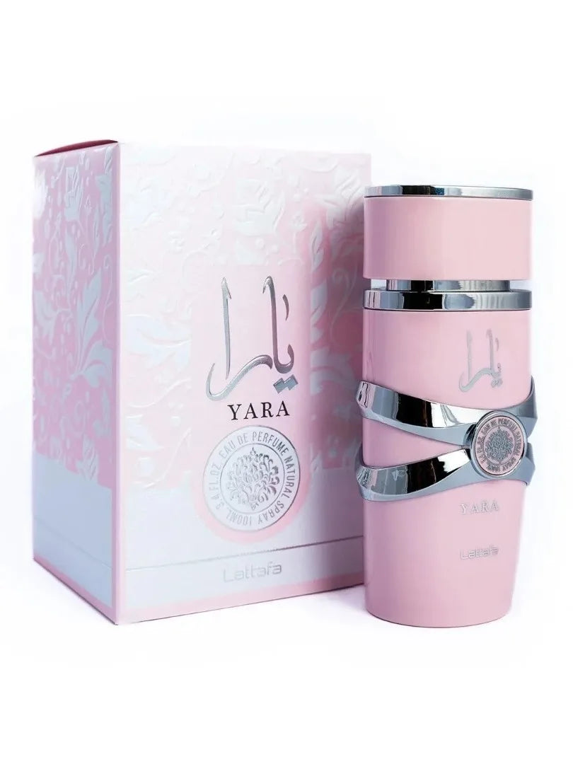 Lattafa Yara Pink Edition For Women Eau de Perfume Spray, 3.40 Ounce / 100 ml Long-Lasting Floral Scent Best Valentine's Day Gif