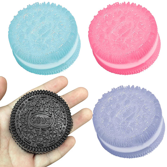 Handmade Big Oreo Table Biscuit Pinching Stress Relief Toy Ultra-Soft Oreo Sandwich Simulation Decompression Toys Kid Adult Gift