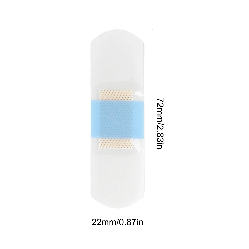 50/120pcs PU Transparent Waterproof Band Aid Adhesive Medical Strips Wound Plaster for Sports Bathing Protective First Aid