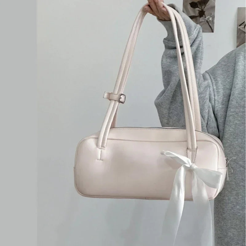 Fashion Solid Large Capacity Shoulder Bags Interior Compartment Soft 2025 High Quality Bags for Women Zipper Pu Women's Handbags