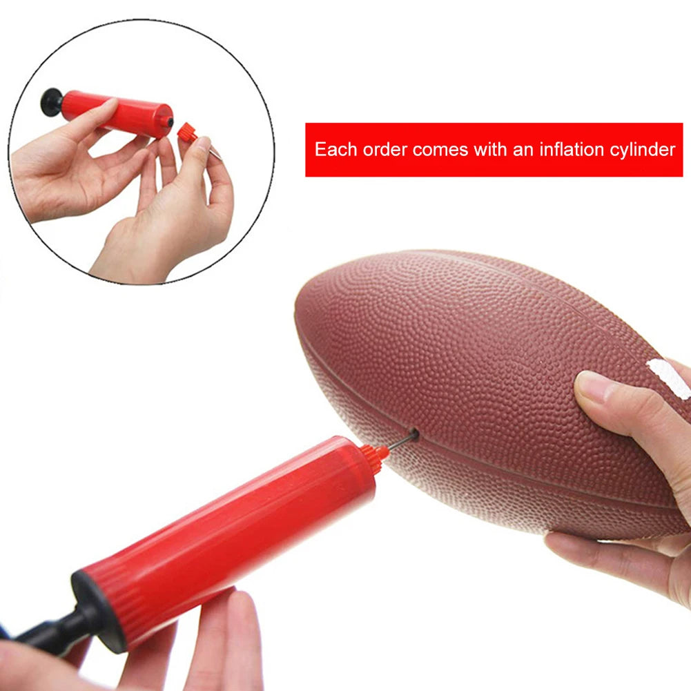 American Football Teenagers Rugby Ball Child Toys Inflatable Small Rugby Ball Anti Slip Children Game Ball for Children Teaching