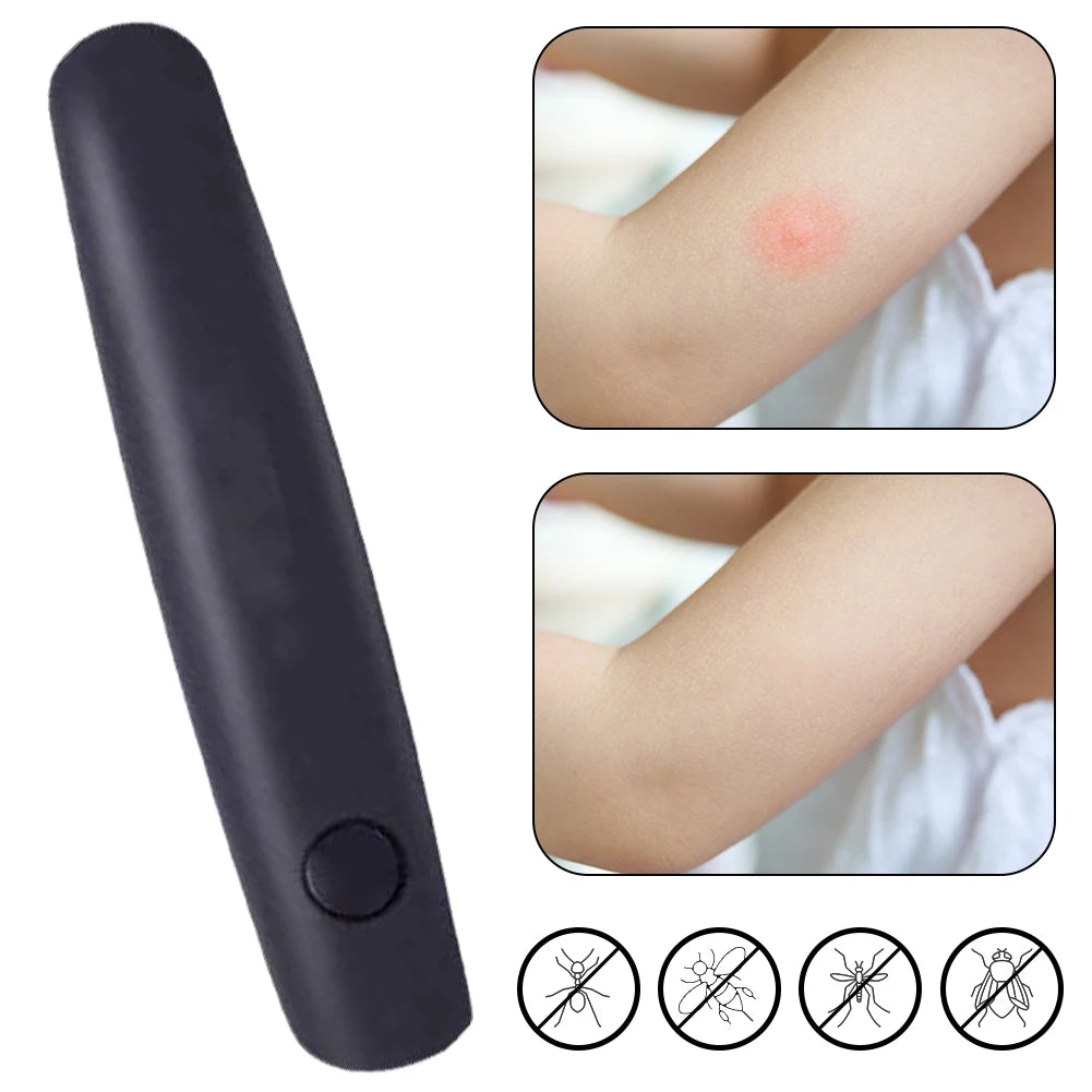 Electronic Mosquito Bite Pen Natural Mosquito Bite Heat Pen Chemical-Free Electric Insect Bite Healer for Camping Travel Outdoor