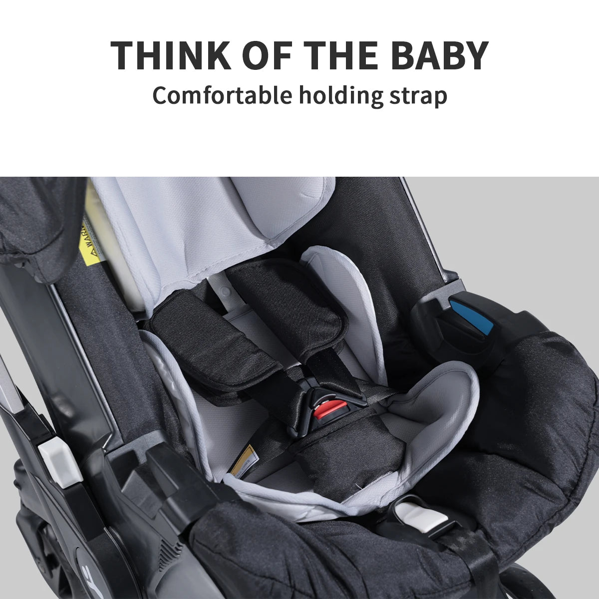 Four-wheel baby stroller, adjustable handle, folding stroller for newborns, outdoor travel camping vehicle, festival gift