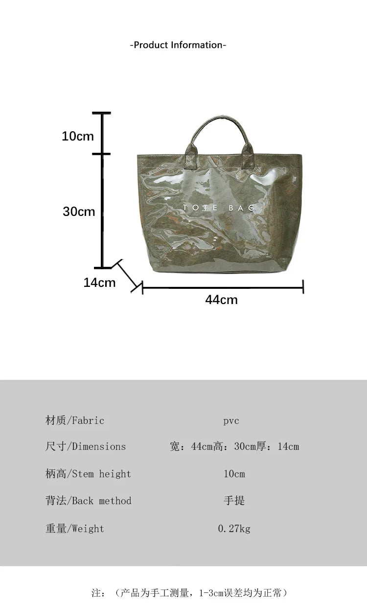 2025 new leisure commuting handbag with large capacity tote bag
