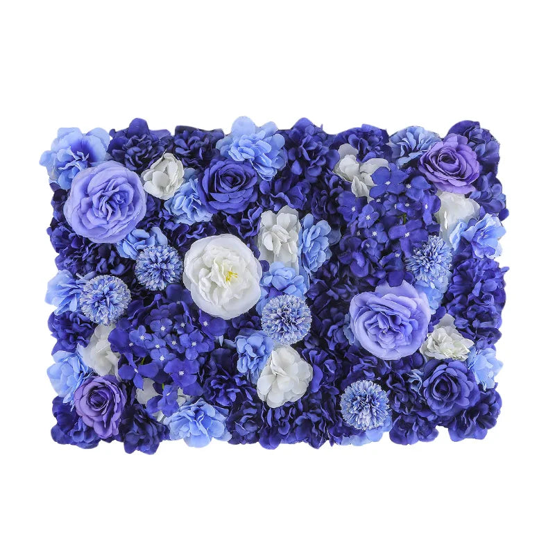 Aritificial Silk Rose Flower Wall Panels Wall Decoration Flowers for Wedding Baby Shower Birthday Party Photography Backdrop