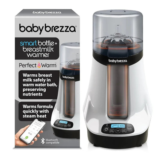 Smart Baby Bottle Warmer, Breastmilk Warmer + Defroster - Only Brand with Different Temperatures for Breastmilk + Formula
