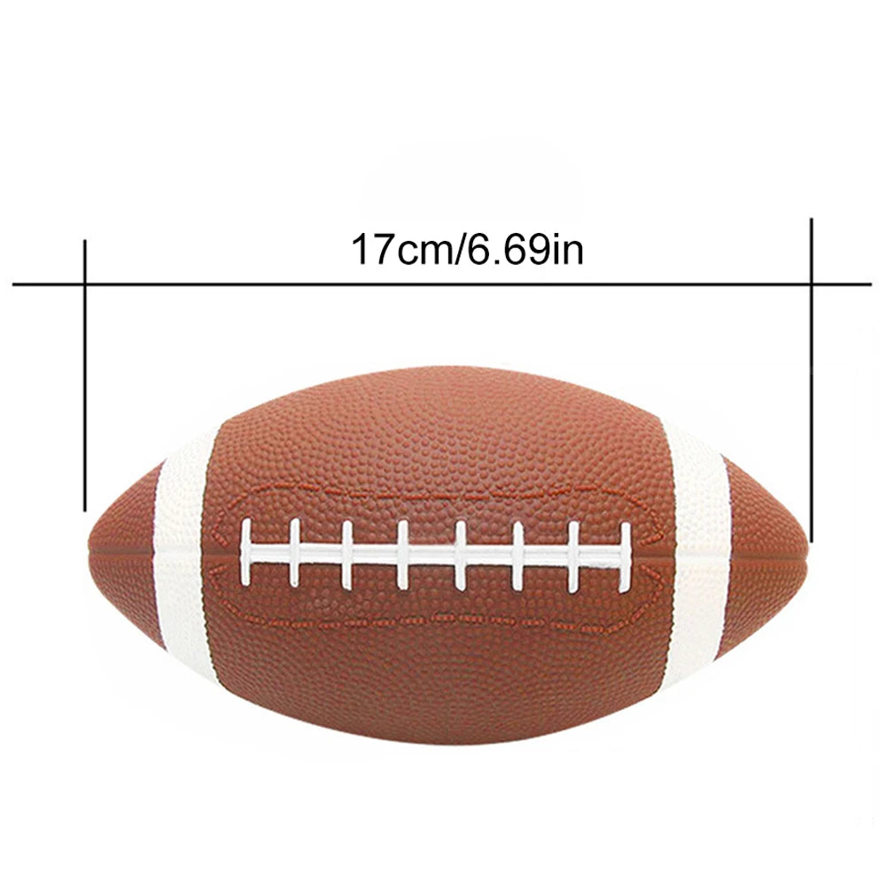 American Football Teenagers Rugby Ball Child Toys Inflatable Small Rugby Ball Anti Slip Children Game Ball for Children Teaching