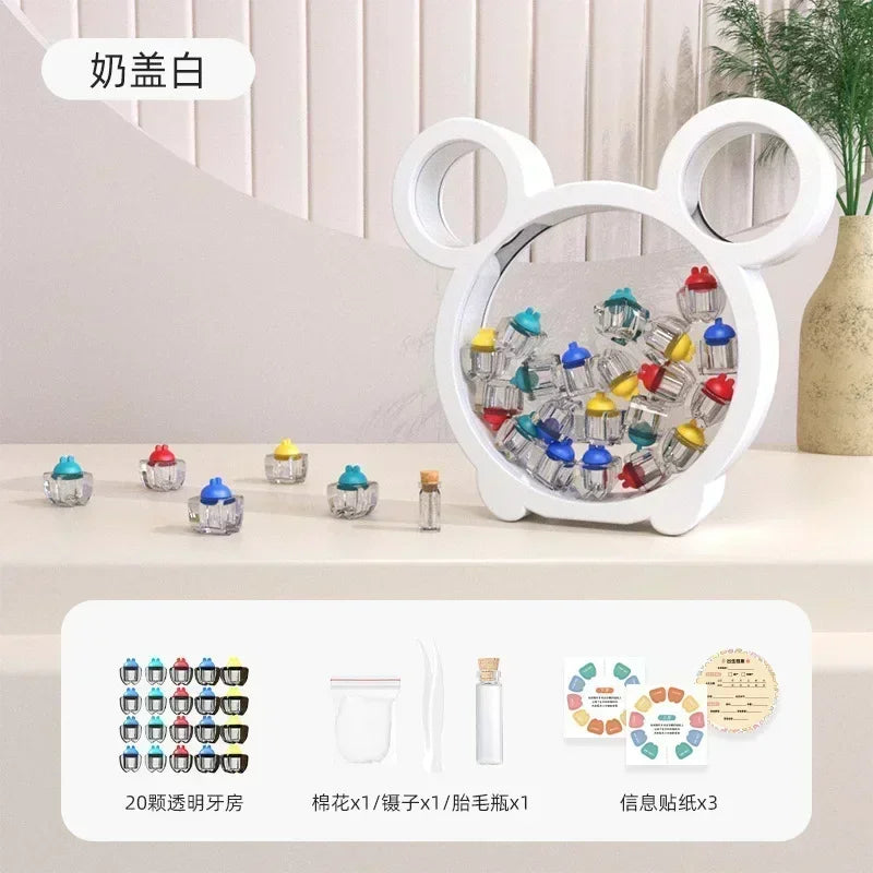 New Cute Baby Tooth Box Creative Durable Teeth Collection Box Milk Teeth Storage Baby Souvenirs