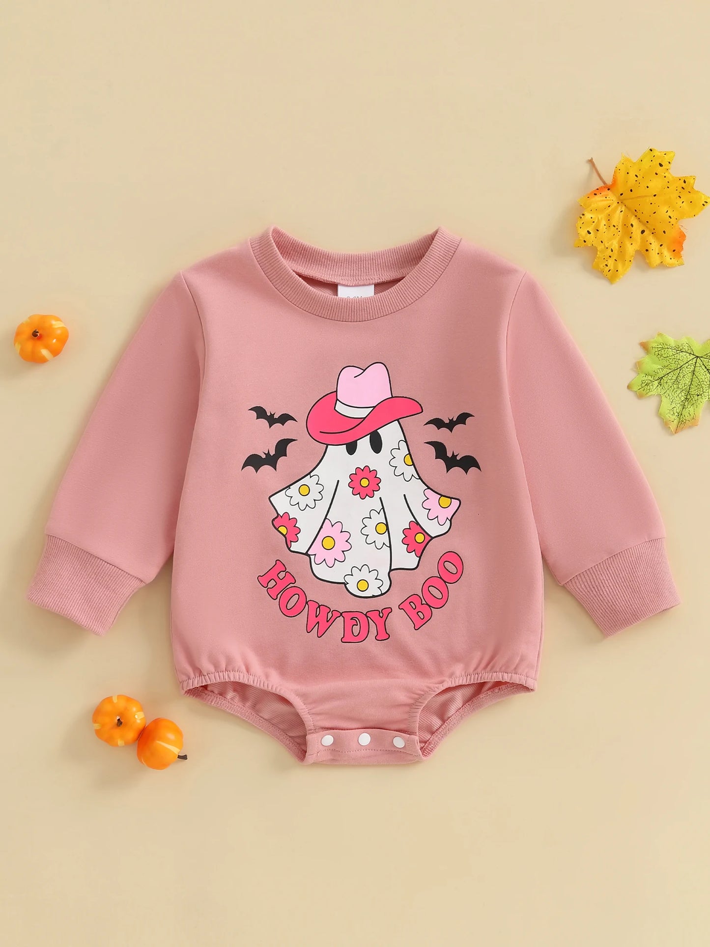 Toddler Boys Halloween Jumpsuit Short Sleeve V-Neck Pumpkin Spider Web Print Playsuit Costume Romper for Kids