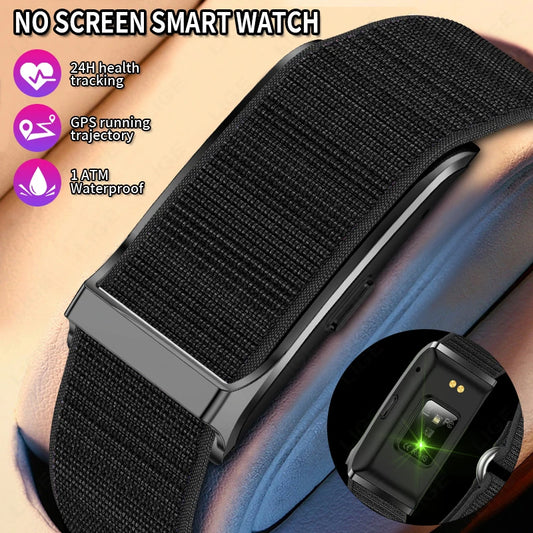 LIGE No Screen Smart Watch Men's Sports Outdoors Fitness Heart Rate Monitor 1ATM Waterproof New Smartwatch For Andrio IOS 2025