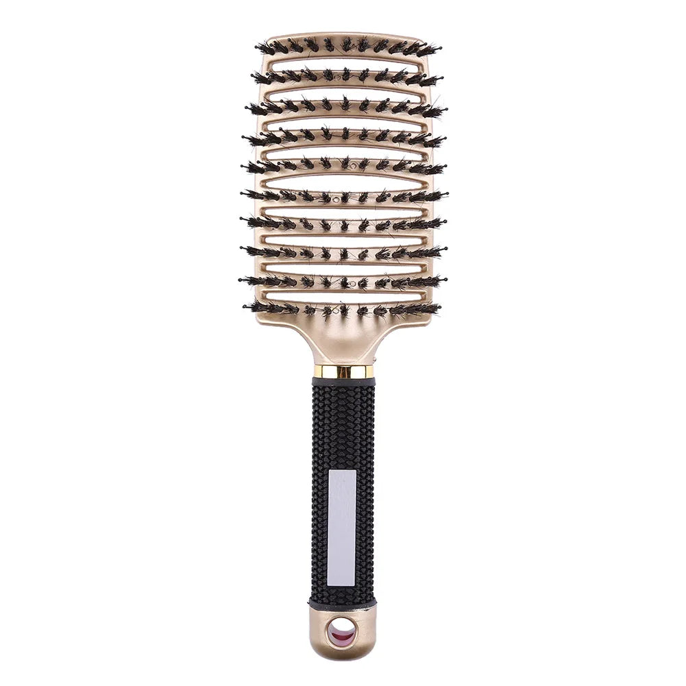 Straight Curly Hair Styling Brush Portable Hair Brush Hairdressing Styling Tools Gentle Straighten for Hair Style