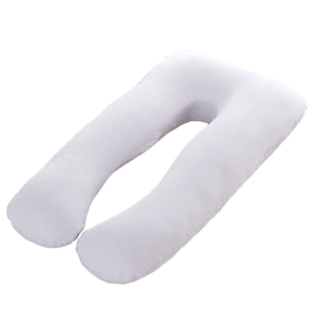 Maternity Pillow Case Multifunction Pure Cotton Cover U-shape for Pregnant Women