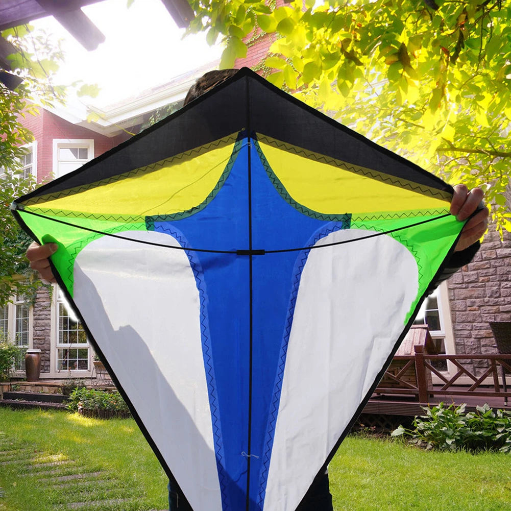 Single Line Kite with Long Tail Colorful Flight Kite Easy To Fly Primary Stunt Kite Enhance Coordination for Children Kids