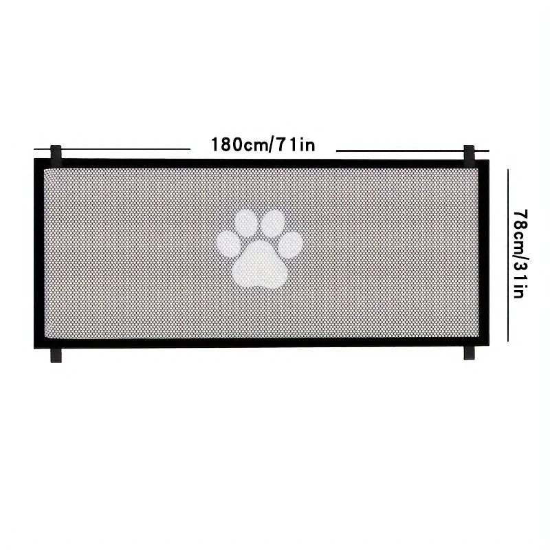 Pet Partition Safety Net Portable Polyester Net Cat Dog Indoor Obstacle Protection Net Fence Cat Screen Door Pet Supplies