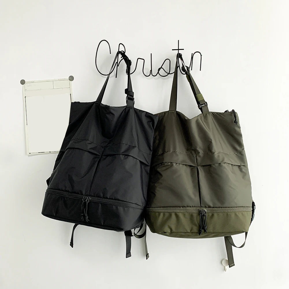 Nylon Waterproof Travel Backpack Large Capacity Students Satchel Daypack for Women Men Fashion Portable School Backpack