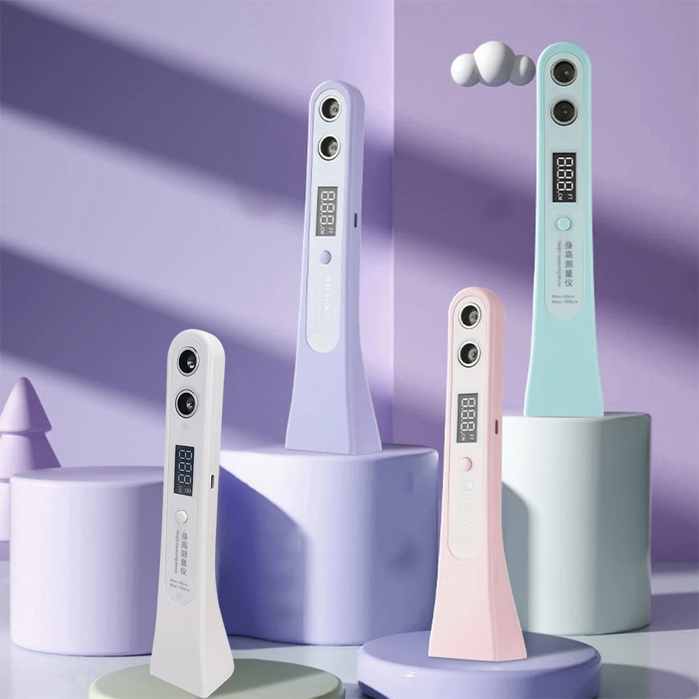 Ultrasonic Height Measuring Ruler Household High Accuracy LED Display Digital Body Height Measuring Meter for Adults Kids