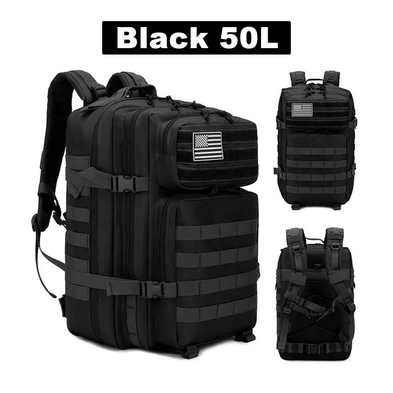 50LHigh capacity Fitness Backpack Hiking Backpack Outdoor Camping Hiking bag perfect for traveling, camping