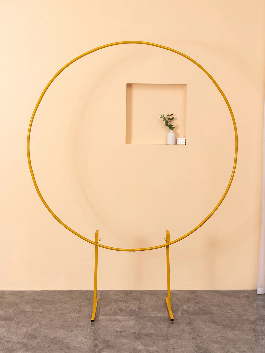 Metal Background Cover Stand Round Heightened Iron Arch Balloon Stand Birthday Party Baby Shower Background Decoration Stand