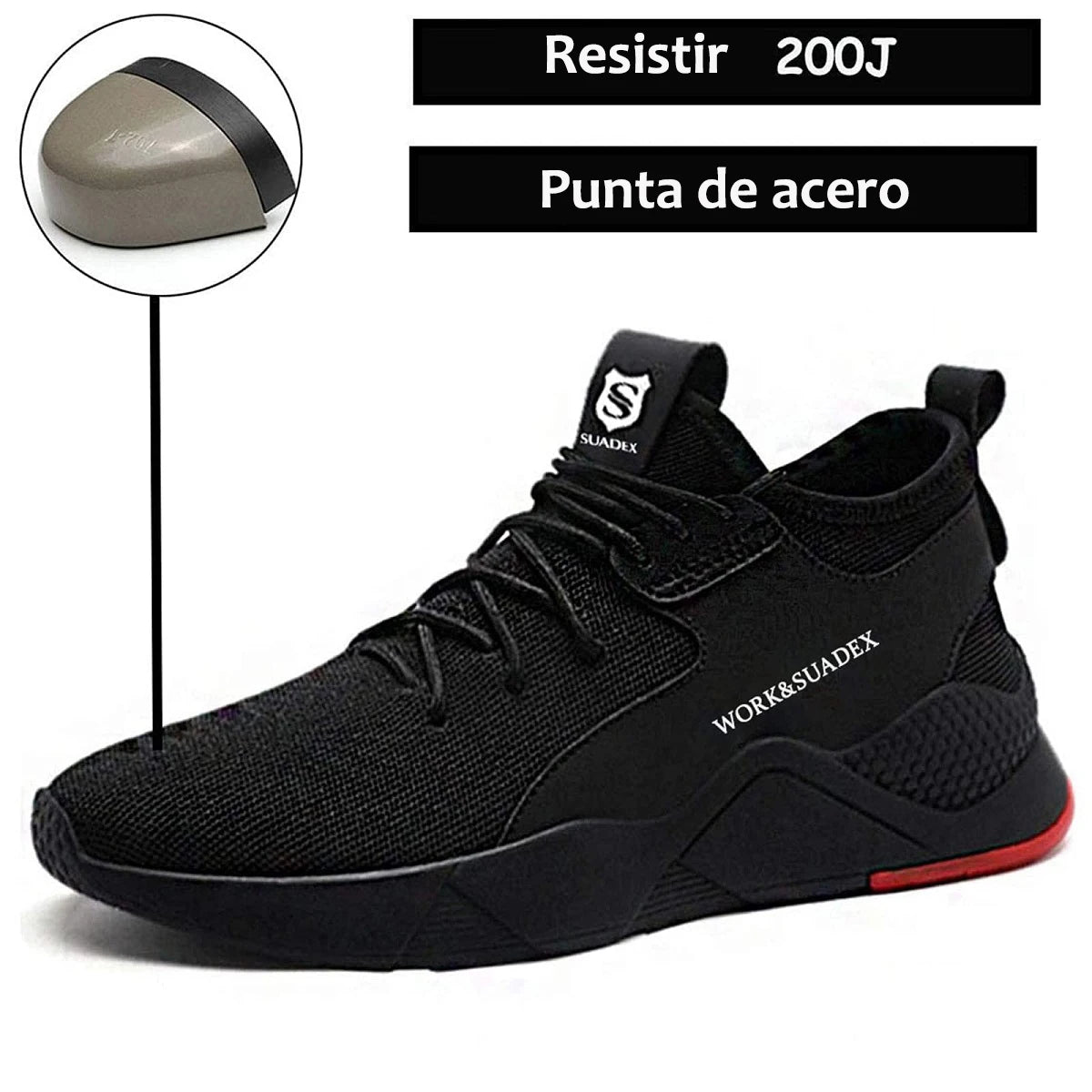 SUADEX Motorcycle Leather Boots,Street Riding Shoes, Anti-smashing Shoes for Men and Women