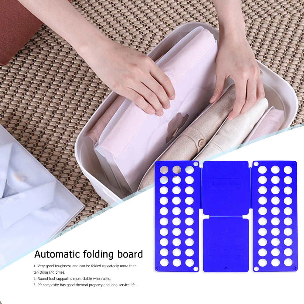 Plastic Shirt Folder  Kids Shirt Folding Board Easy and Fast Laundry Organizer Home Storage Tool for Kid Children