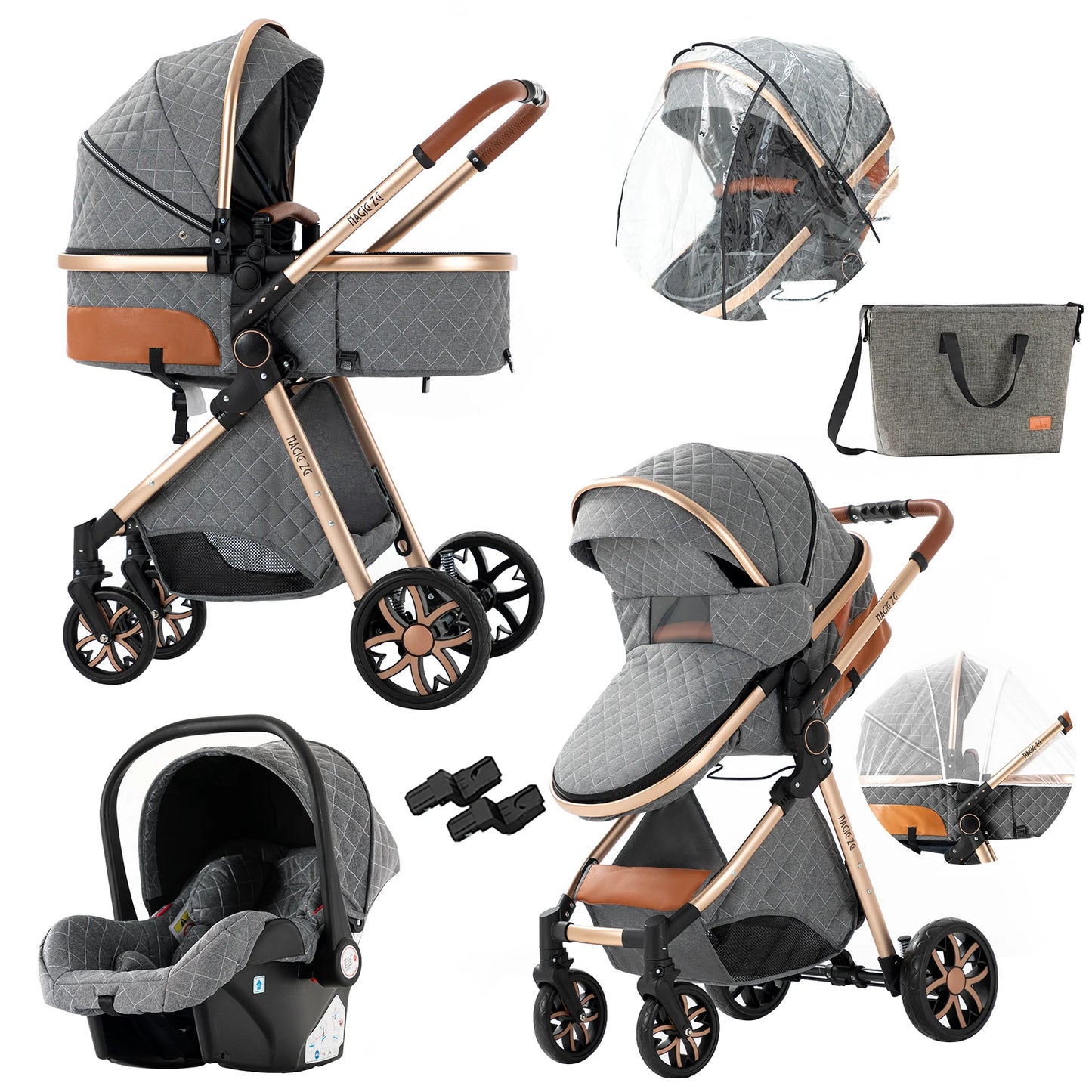 baby newborn items Baby stroller baby cars Stroller 3 in 1 Light stroller baby trio baby stroller Lightweight stroller strolle