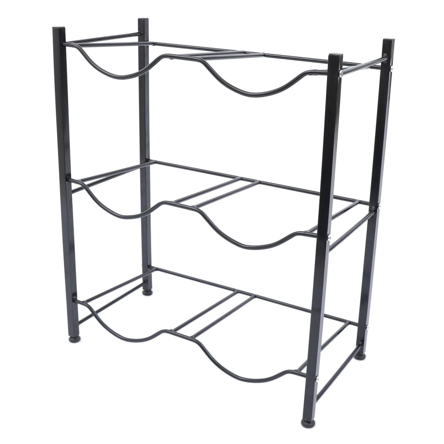 5 Gallon Water Bottle Holder 3 Tier Water Cooler Jug Rack for 6 Bottles Heavy Duty Detachable Water Bottle Storage Rack for Home