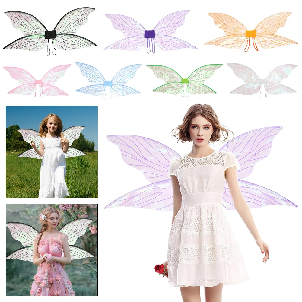 Dress UP Elf Cosplay Wing for Adults Women Girls Fairy Wings Fairy Wings Costume Masquerade Festive Party Props