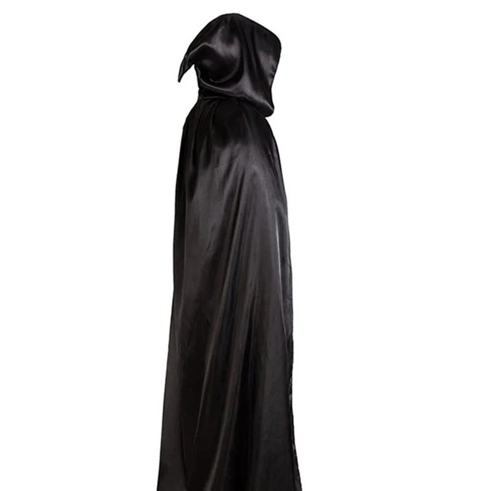 Halloween Capes Robe Long Hooded Halloween Costume Cloak Devil Demon Performance Costume for Children Adult for Halloween Party