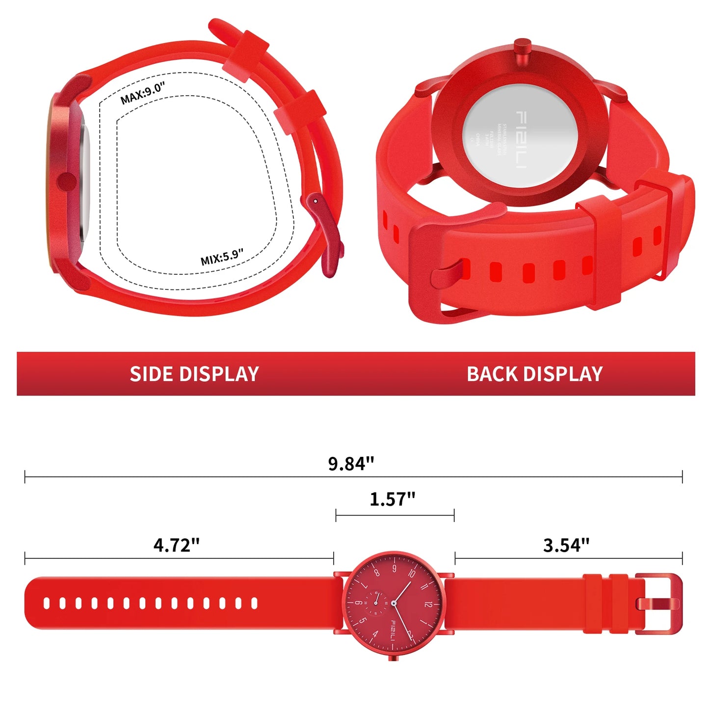 FIZILI Men's Minimalist Ultra-thin Waterproof Quartz Watch Women's Quartz Watch Minimalist Design Casual Fashion Luxury Watches